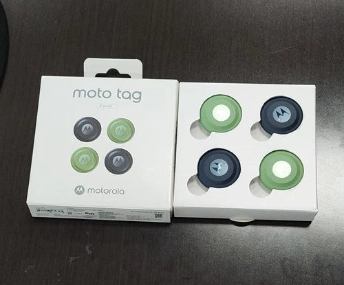 Motorola Moto Tag Bluetooth Tracker Locator 4 Pack