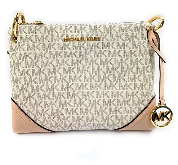 Michael Kors Nicole Large Triple Compartment Cross-body Bag (Ballet ...